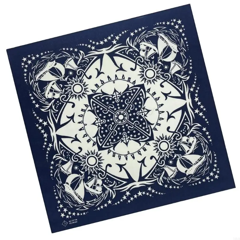 T8UD Bandana con estampado clásico para mujeres y hombres, pañuelo para cabeza deportivo libre, diadema para bailar