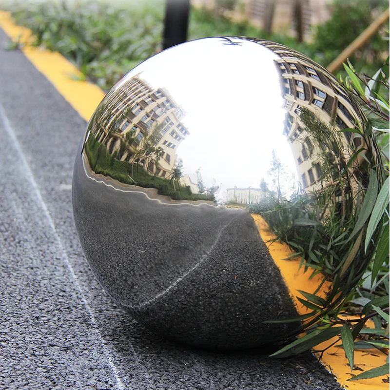 19~76mm Durable Stainless Steel Gazing Ball, Hollow Ball Mirror Globe Polished Shiny Sphere for Home Garden decorative