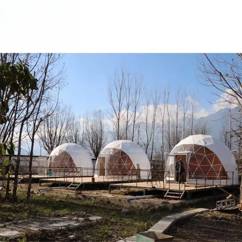 Inflatable Dome Tent - Air Tight Transparent Double Layer for Outdoor Events & Exhibitions
