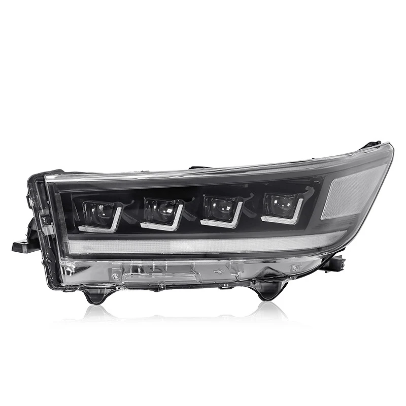 2PCS Styling Headlights for Toyota INNOVA 2016 2017 2018 2019 2020 -2022 LED Daytime Running Lights Running Streamer Turn Signal