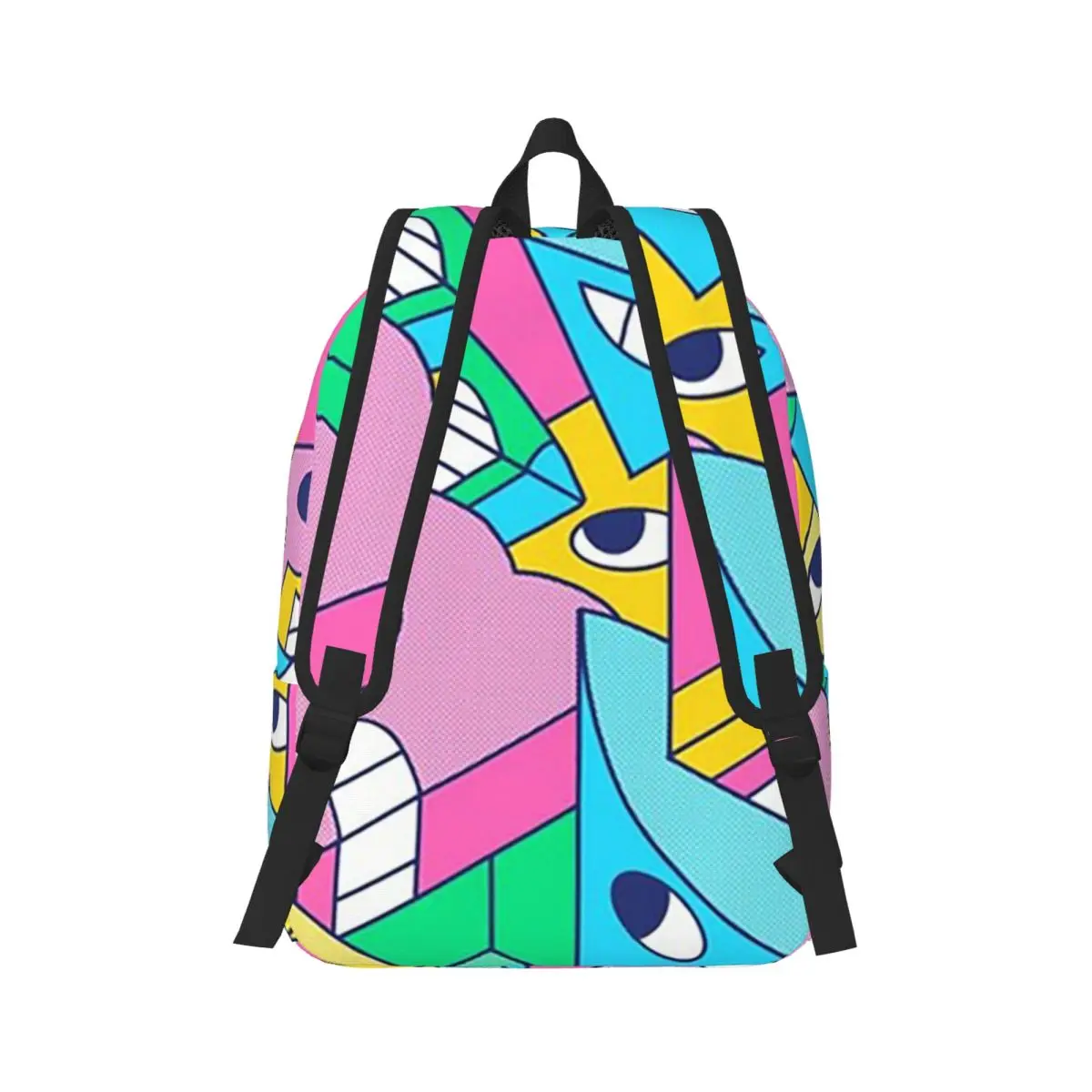 Happy Angles Backpack Daypack Large Capacity Kids BookBag School Bag Shoulder Bags for Men Women
