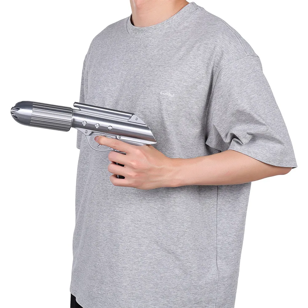 Męski Czarny Rekwizyt Cosplay Pistolet Solo Rekwizyty do Odgrywania Ról Przebranie Męskie Akcesoria do Kostiumu na Halloween