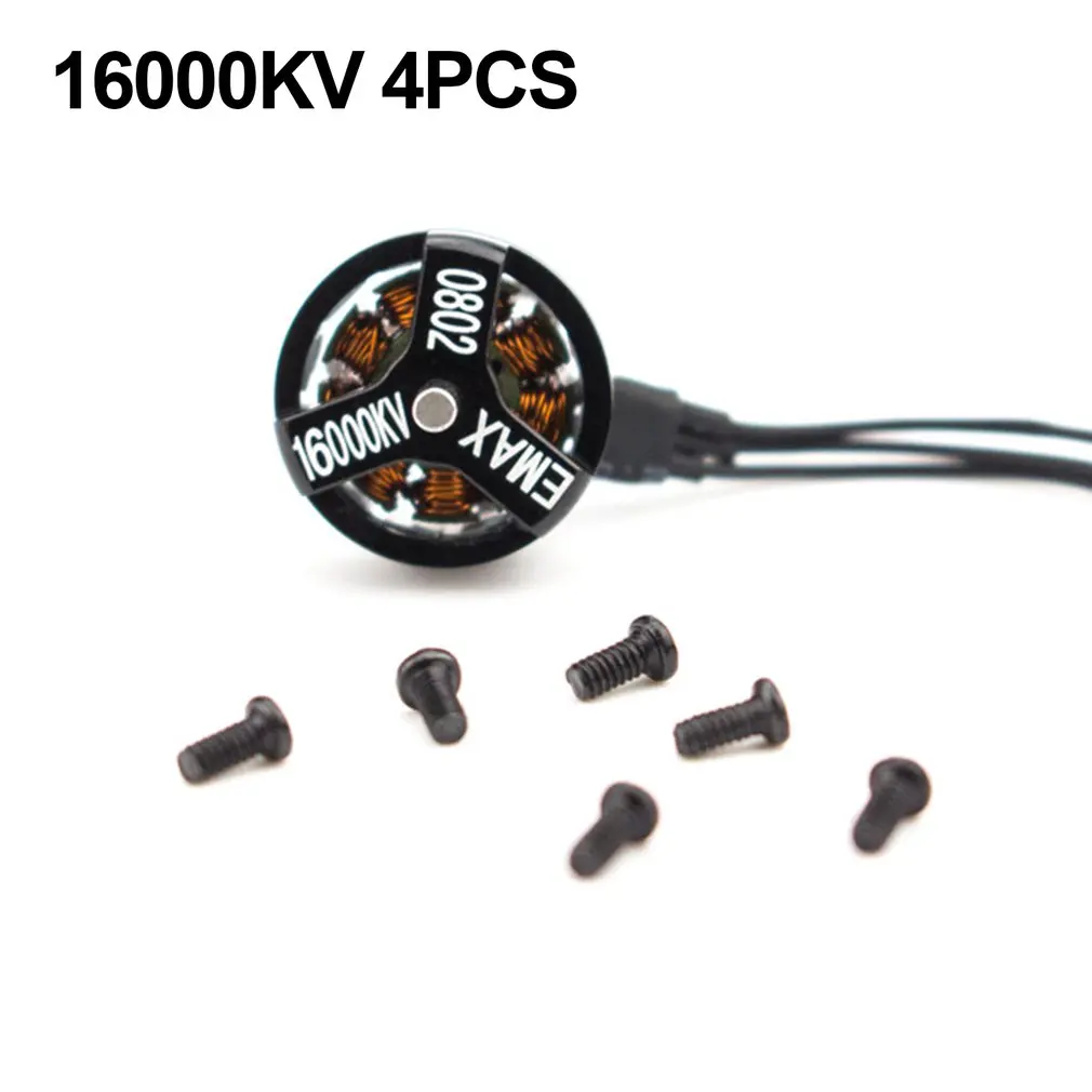 

Emax Tinyhawk II Parts - Brushless Motor 0802 16000KV For FPV Racing Drone Accessories For Racing Drones Practical