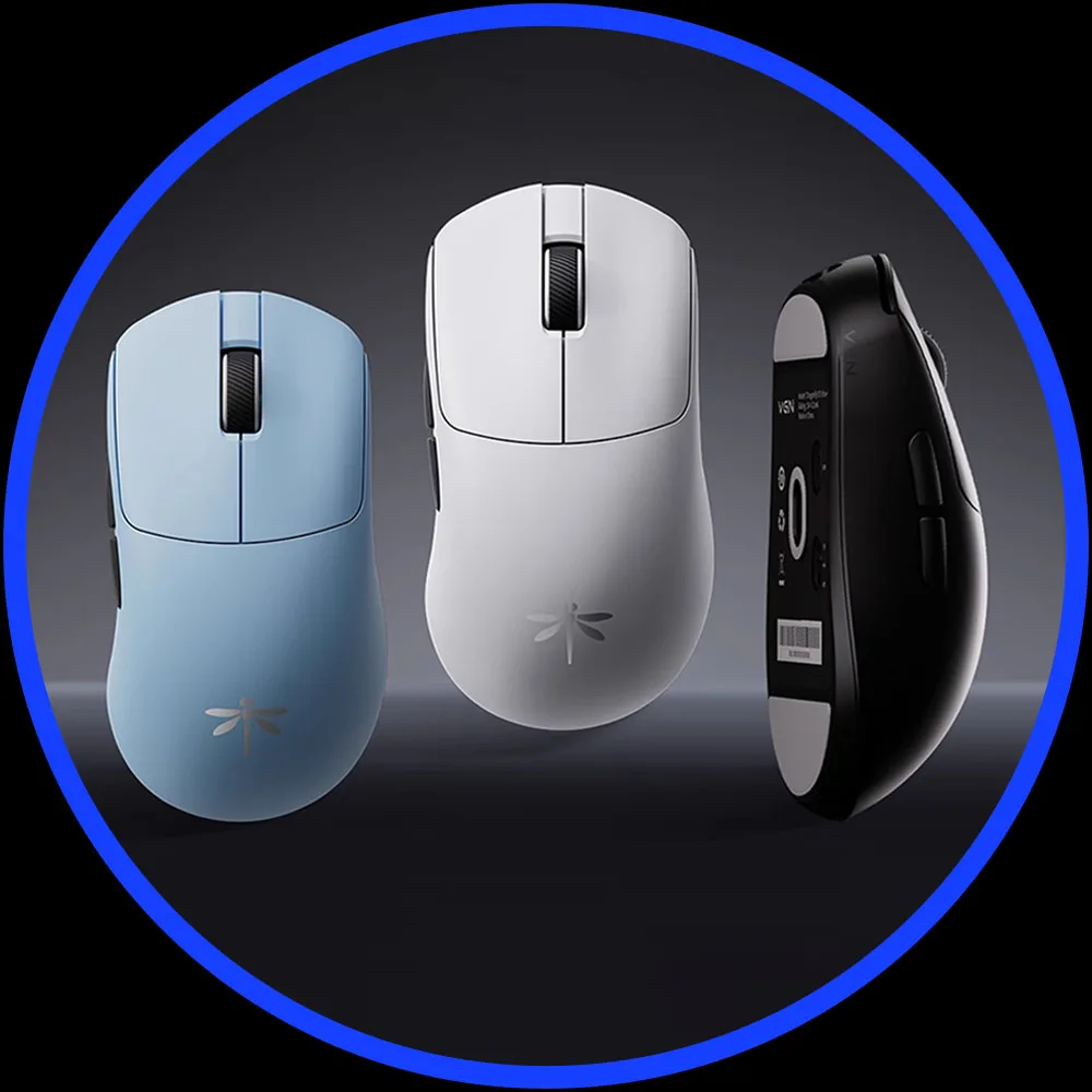 

Мышь VGN Y2 Paw3950 Paw3395 трехрежимная беспроводная 8000 Гц с низкой задержкой легкие игровые мыши аксессуары для ПК для FPS Gamer