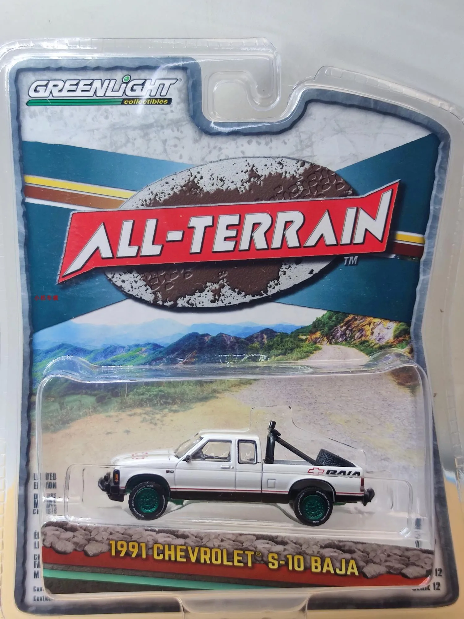 

1:64 1991 Chevrolet S-10 Baja Extended Taxi Green Edition Collection of car models