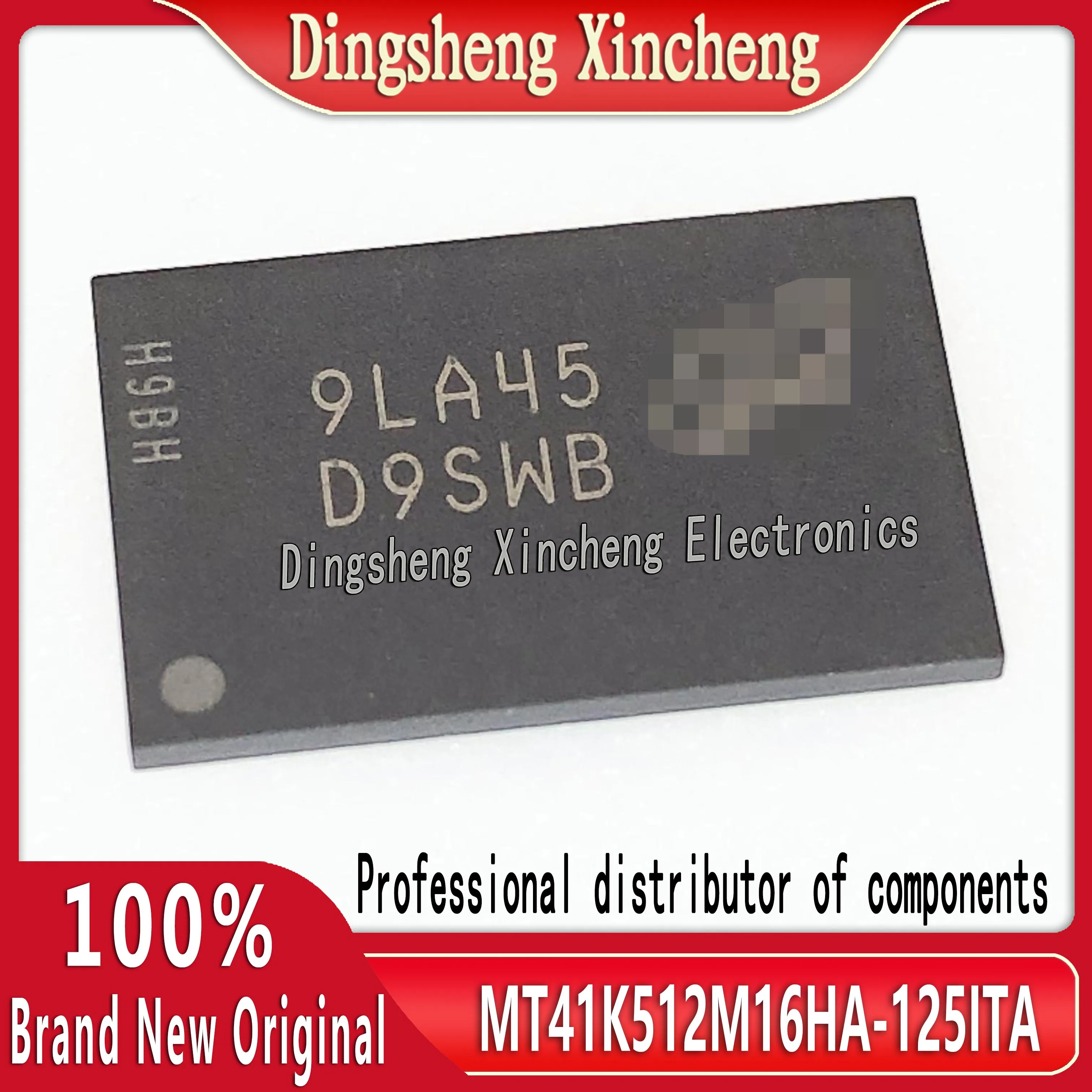 

New original MT41K512M16HA-125 IT: A screen printed D9SWB magnesium DDR3 memory chip 8G