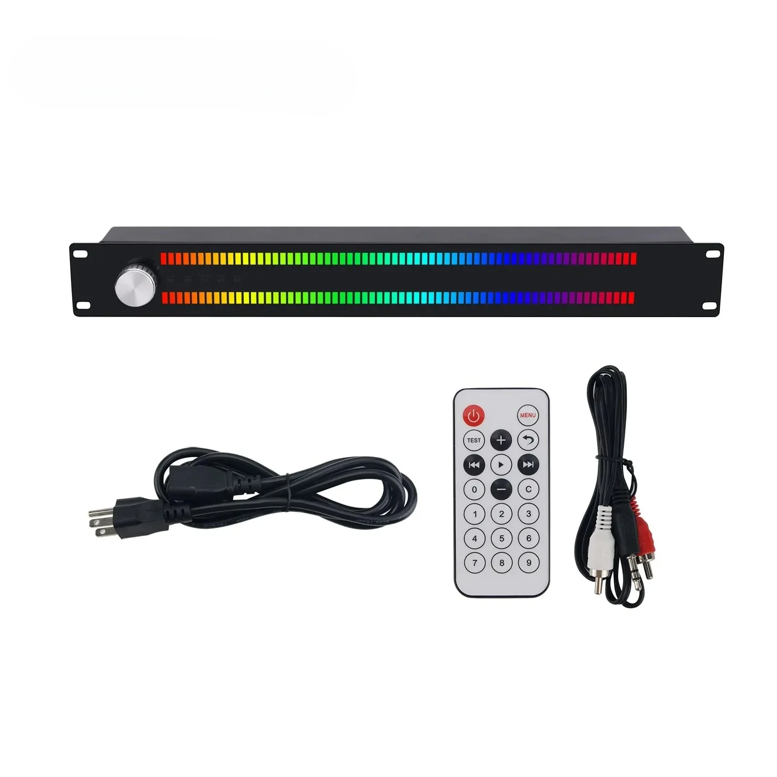 Dual Channel 15 Band Audio Processor, 31-Band Spectrum Digital Equalizer with Remote