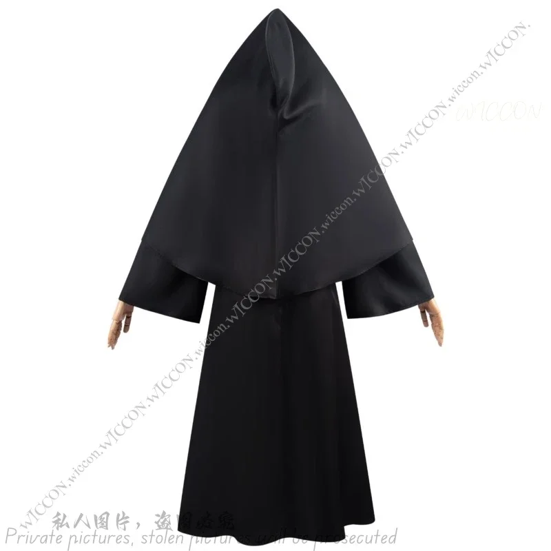MN1 Ghost Nun Halloween Costume Horror Movie Cosplay Mask Woman Disguise Bloody Mouth Scream Horror Halloween Party Ghost Nu8/yG