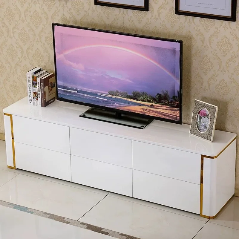 Bedroom TV cabinet, modern light luxury sideboard, model room entrance cabinet, raised TV cabinet, Internet celebrity Hong Kong-