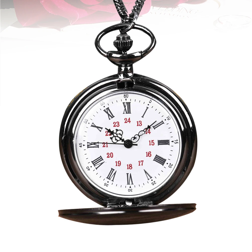 

Vintage Roman Pocket Watch Quartz Small Lightweight Practical Clothes Decoration Watches for Women Men Pocket Watches
