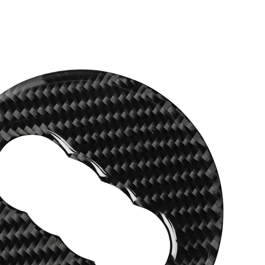 Auto Lenkrad Abdeckung Carbon Faser Textur Aufkleber Dekoration Für Audi A4 B8 B9 A3 8V 8Y S3 Q3 8U Q5 8R Q7 Q2 Zubehör – Detail 9