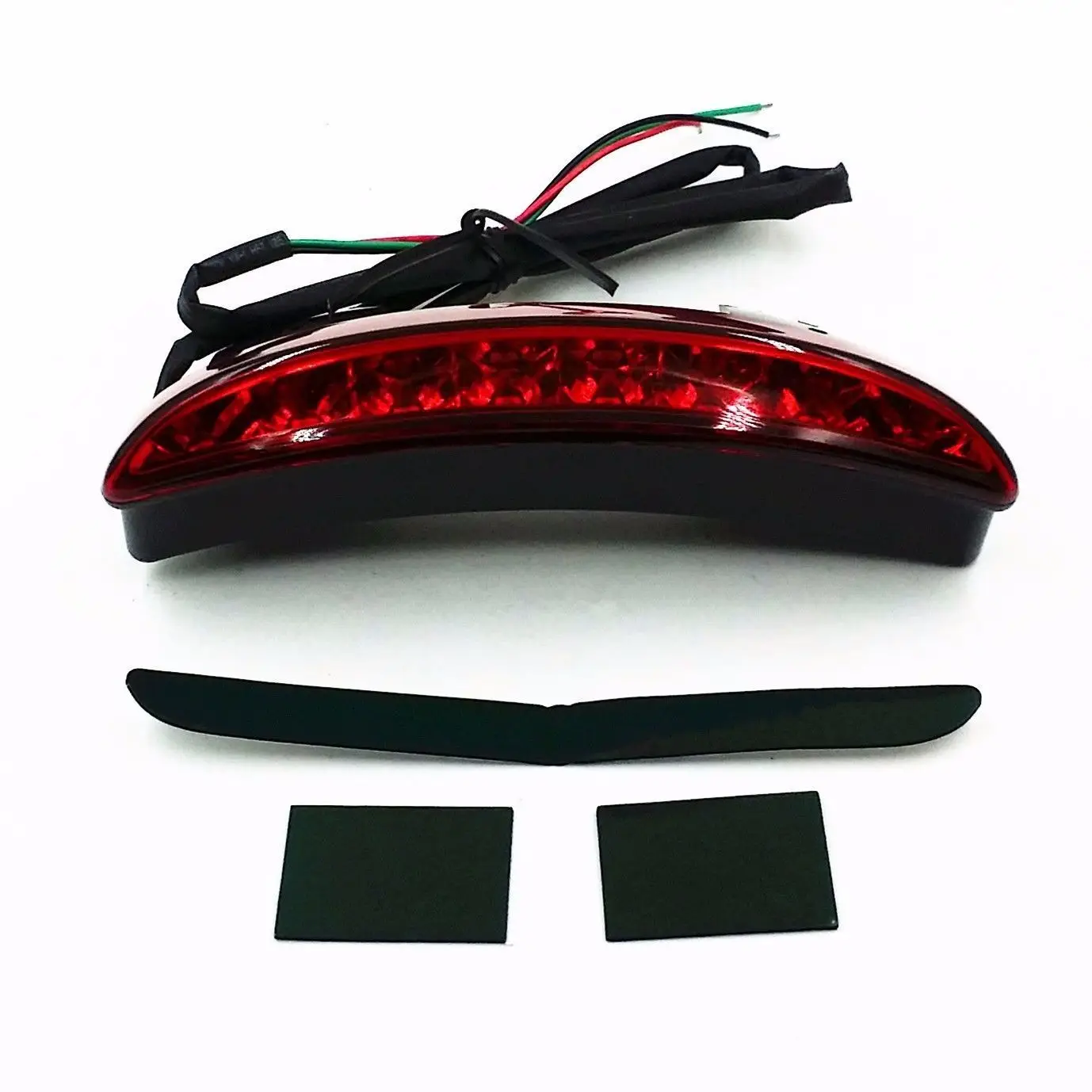 Red Chopped Fender LED Turn Signal Tail Light For Harley Sportster XL 883 1200