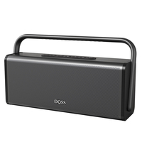 DOSS Portable Bluetooth Speaker with 50W Powerful  Sound, Extra Bass,16H Playtime, Integrated Metal Body,  IPX5 Waterproof