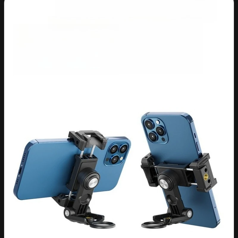 Horizontal and vertical mobile phone clip hot shoe port camera mobile phone fixing bracket multi-function