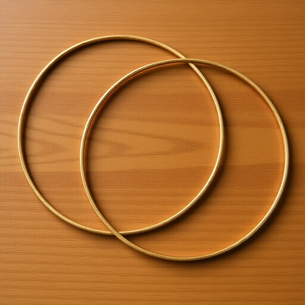 

2Pcs Dream Catcher Frame Metal Rings for DIY Wreath Making Craft Projects Windchime Decor Handmade Gift Decoration