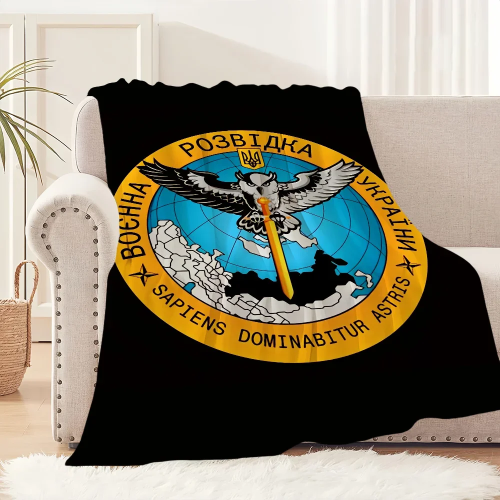 

Мягкое плюшевое одеяло в стиле Украины, удобное для гостиной, спальни, офиса, идеальный подарок на день рождения для детей и дома