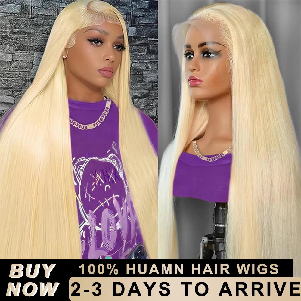 

Hd Transparent 613 Blonde 13x6 Lace Front Human Hair Wig Colored PrePlucked 30 40Inch Bone Straight Lace Frontal Human Hair Wigs