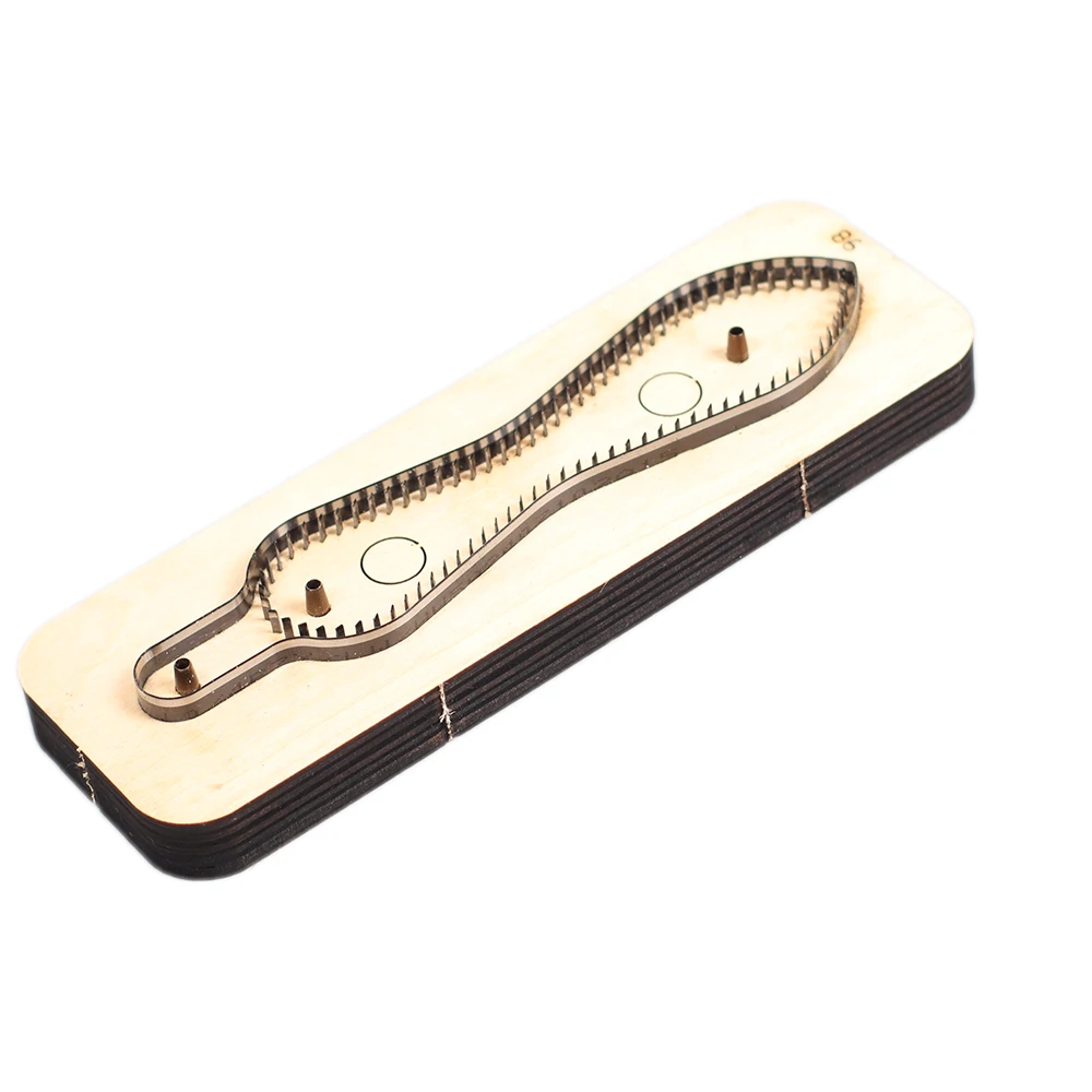 Leather Craft one piece key ring cutting dies knife mold iron blade cutter