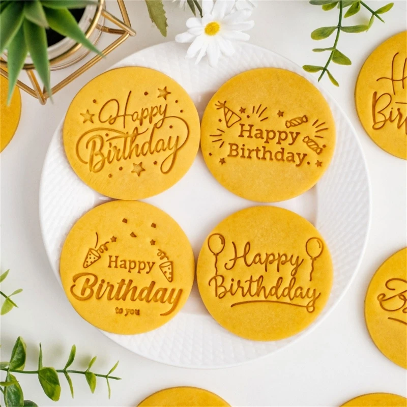 Celebrate the Birthday with Unique Happy Birthday English Theme Cookie Molds