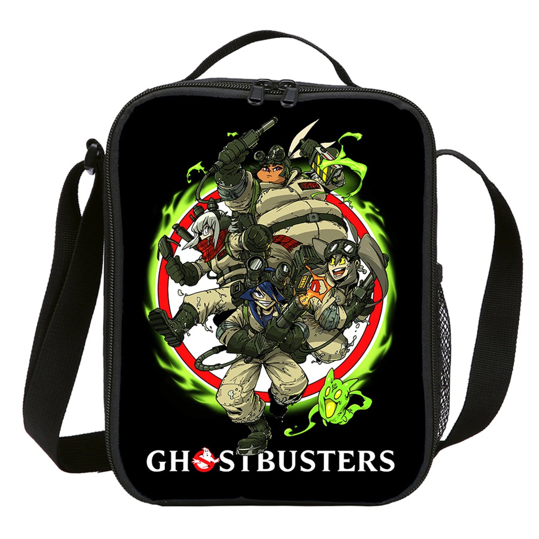 Kids Ghost Busters Lunch Bag Reusable Lunch Cooler Bag Insulated Lunch boxes for School,Travel,Outdoor