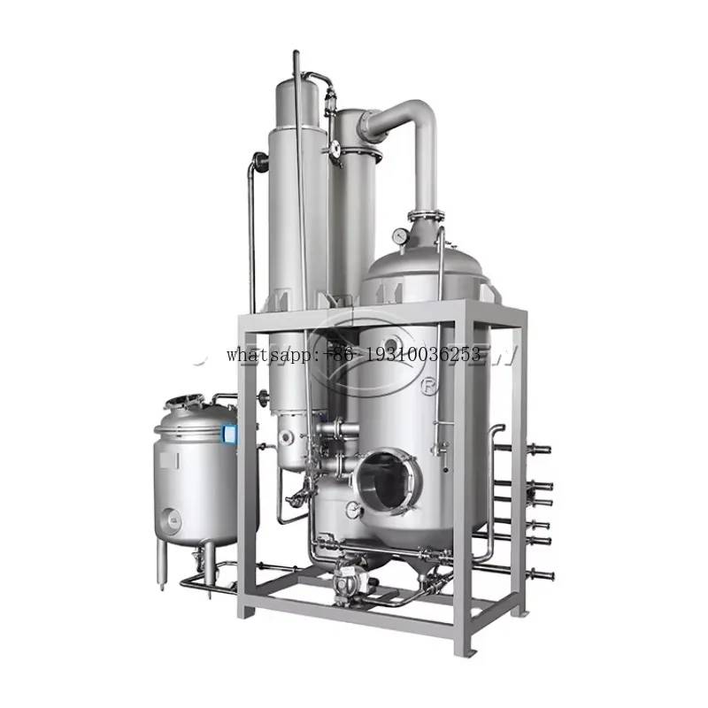 

Stainless Steel Dual-effect External Cycling Vacuum Evaporator Concentrator Recovery Evaporator