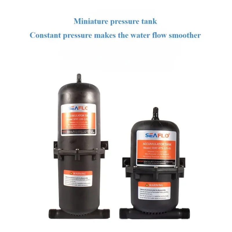 

0.75L 1L 125PSI Pre-Pressurized Accumulator Tank Pressure Storage Vessel Hold Water Under Pressure Water Pump Flow Control Inter