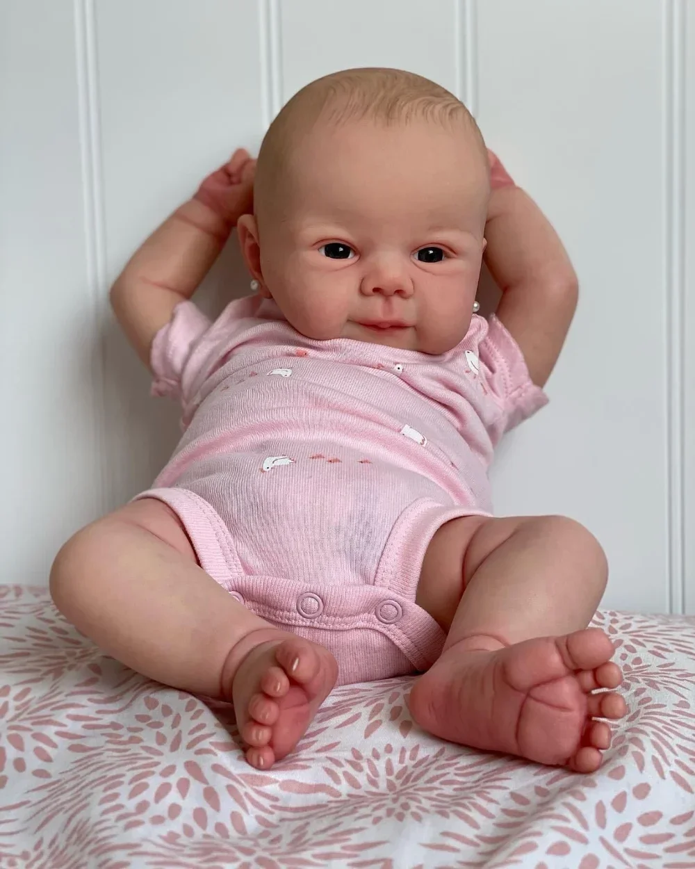 48CM Reborn Baby Doll Julieata Soft Lifelike Newborn Reborn Doll 3D Skin with Visible Veins Real Photo Muñecas Bebe Reborn niñas