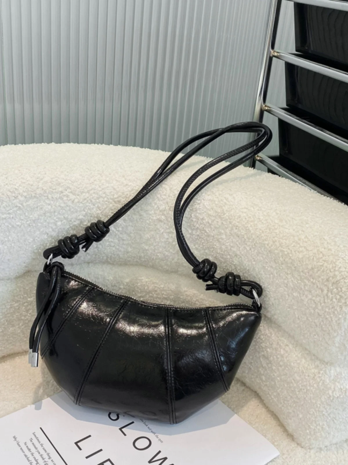 

2025 New Women's Summer Dumpling ape Large Capaci oulder Bag Luxury Crocodile Bag Casual Crossbody Soft PU Leather