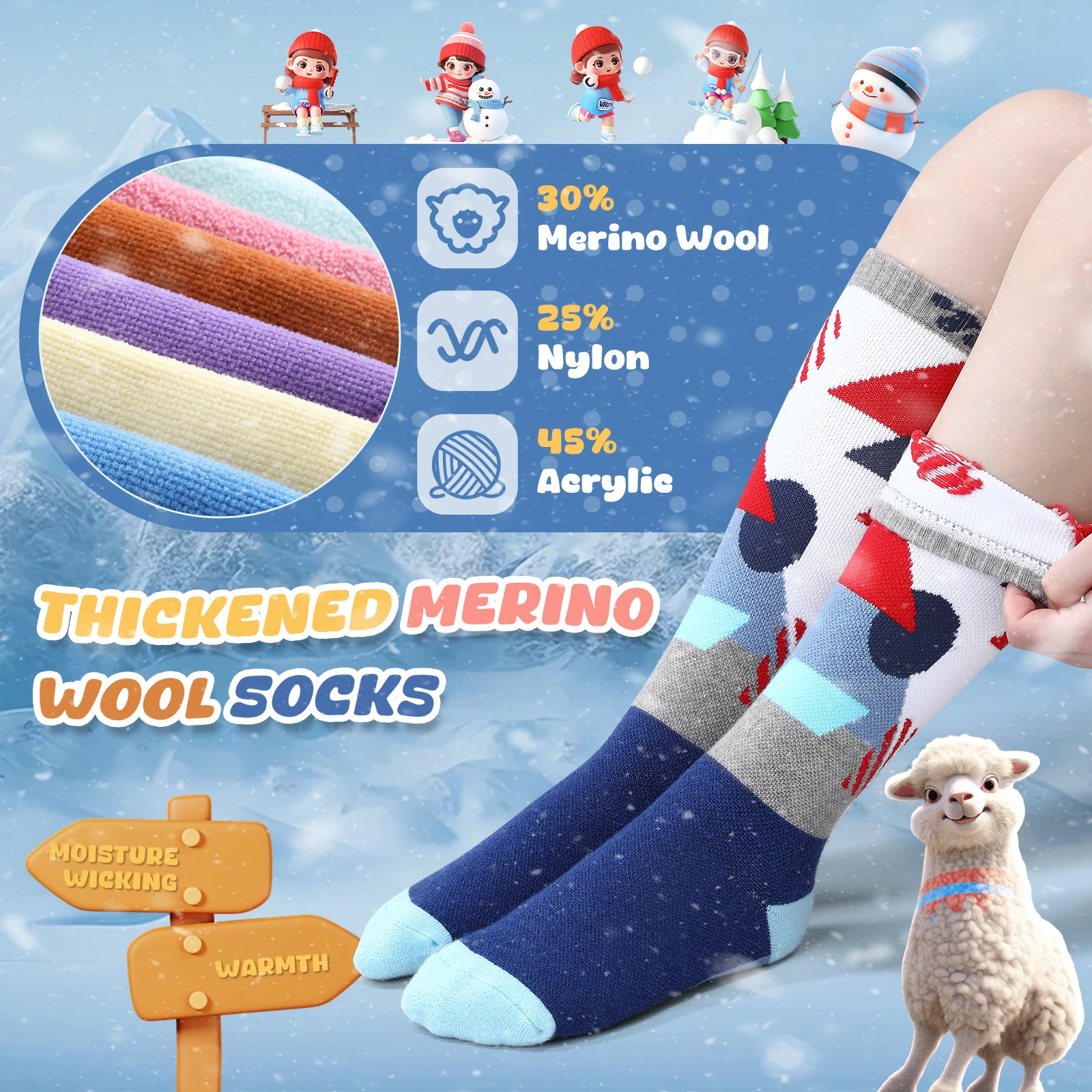 WEST BIKING Merino Wool Therma - Wool Hiking Sock ulasan dan harga