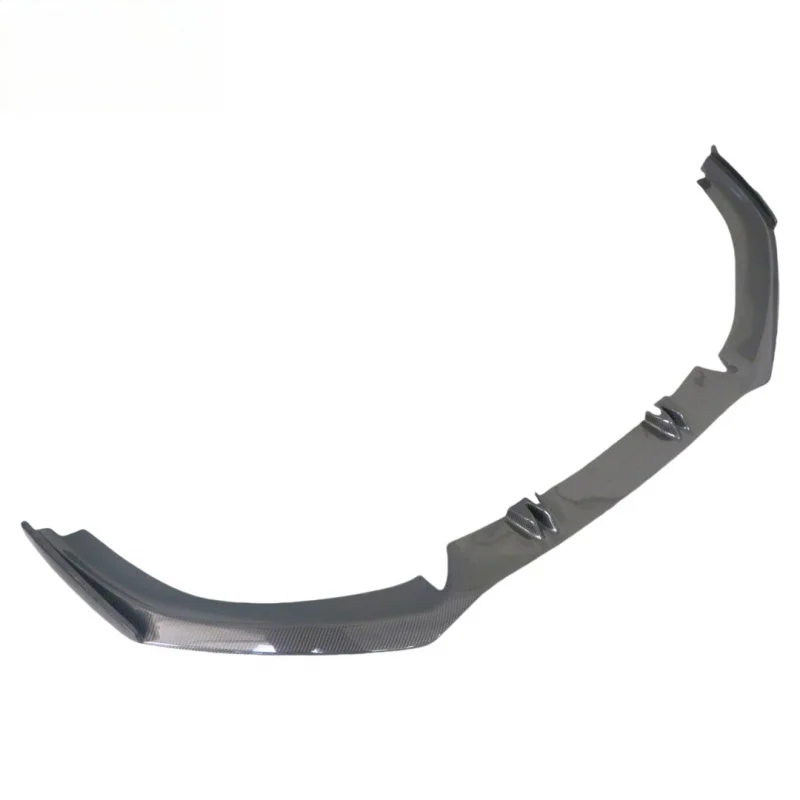 High Quality KSUI Style Real Carbon Fiber Polished Front Bumper Lip Racing Decoration Body Kit Exterior Modification Accessories