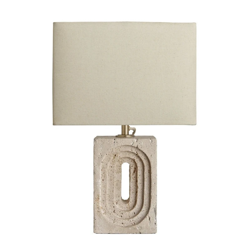 

American country retro bark wood grain living room desk lamp bedroom bedside lamp with plug USB charging bed and breakfast desk