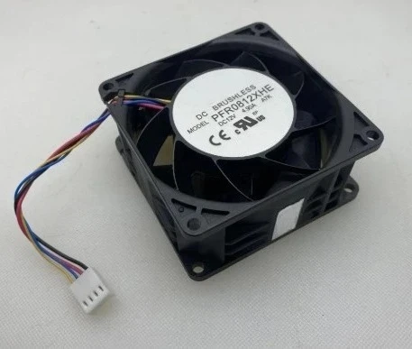 

Brand New PFR0812XHE 8038 12V 4.9A 8CM modified server cooling fan Expedited shipping