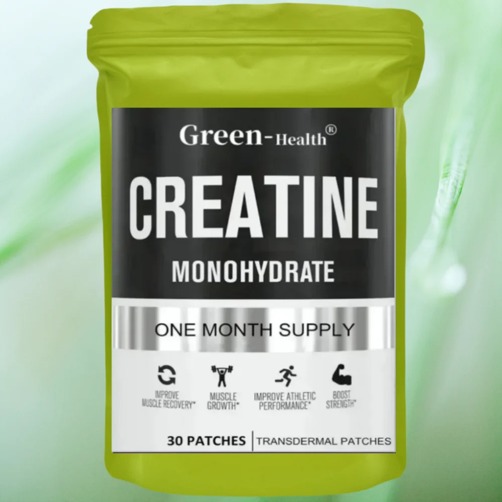 30 Patches Creatine Monohydrate Transdermal Patches For Muscle Growth, Increased Strength, Enhanced Energy Output
