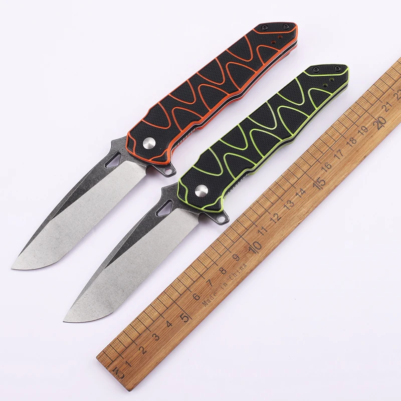 

New G10 Handle AUS8 Steel Portable Camping Outdoor Survival Collection Mini Pocket Fruit EDC Knife