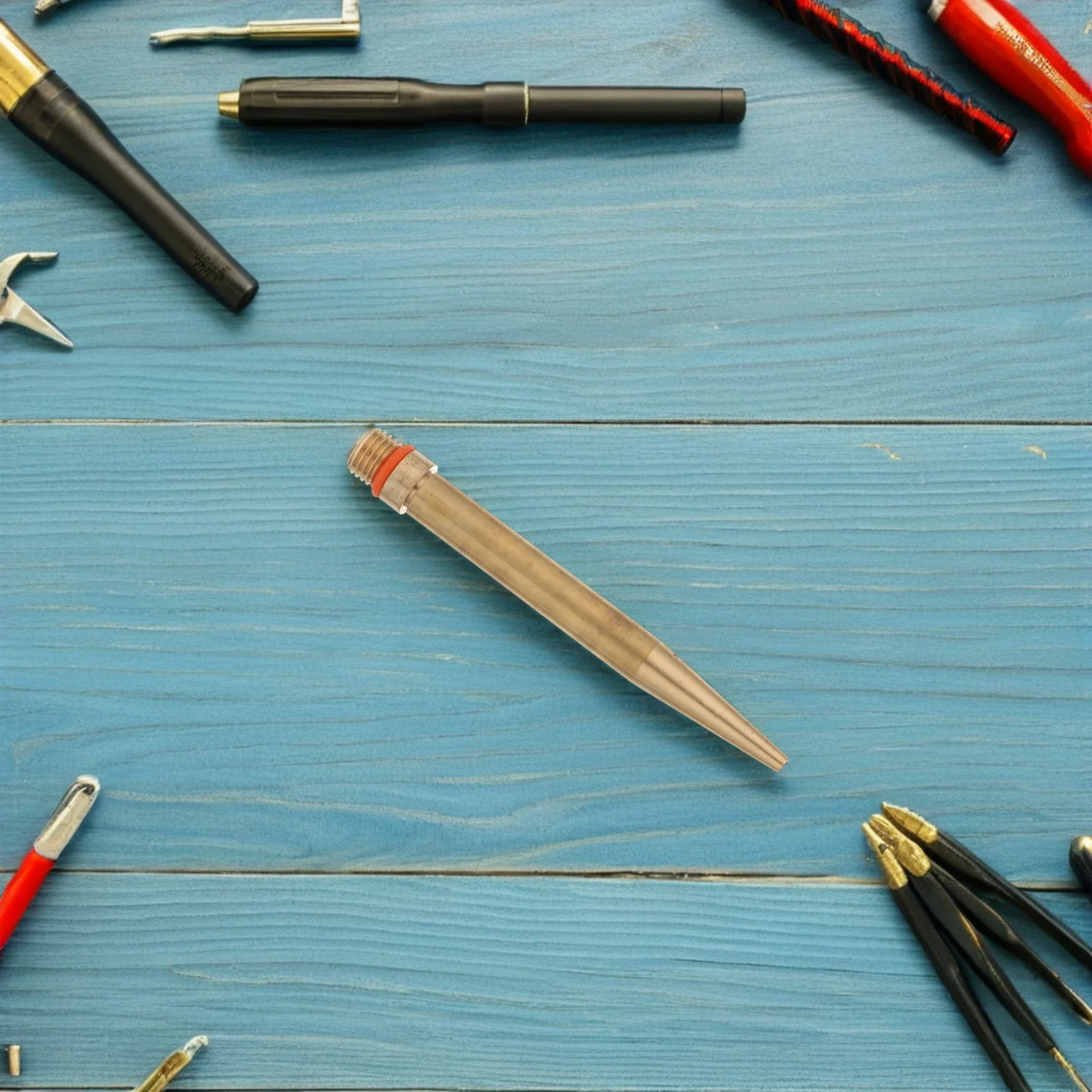 

Hot Glue Nozzle Tips 2.0X100Mm Extended Copper Precision Long Reach For Craft Repair Detailed Work Metal Tool Accessories