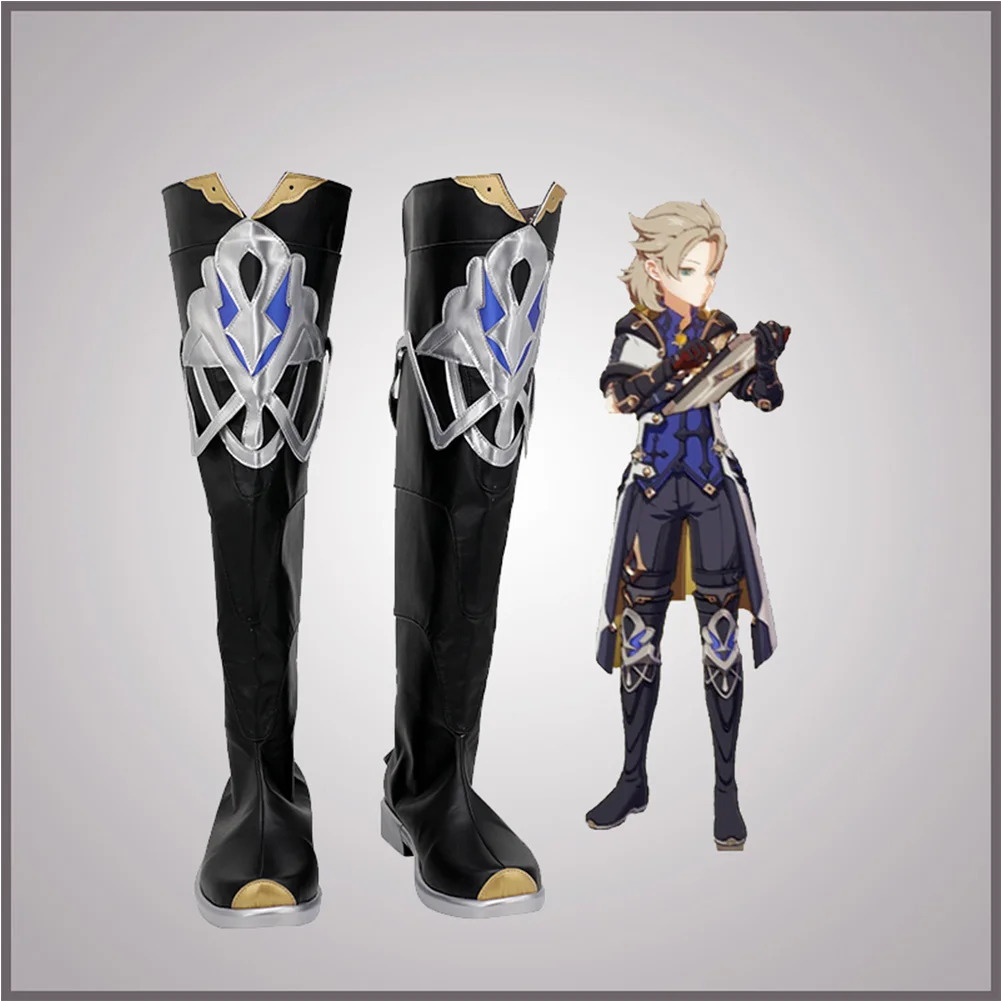 

Albedo Cosplay Shoes Boots Game Genshin Impact Women Men Cosplay Shoes Footwear Halloween Costumes Accessory Custom Made