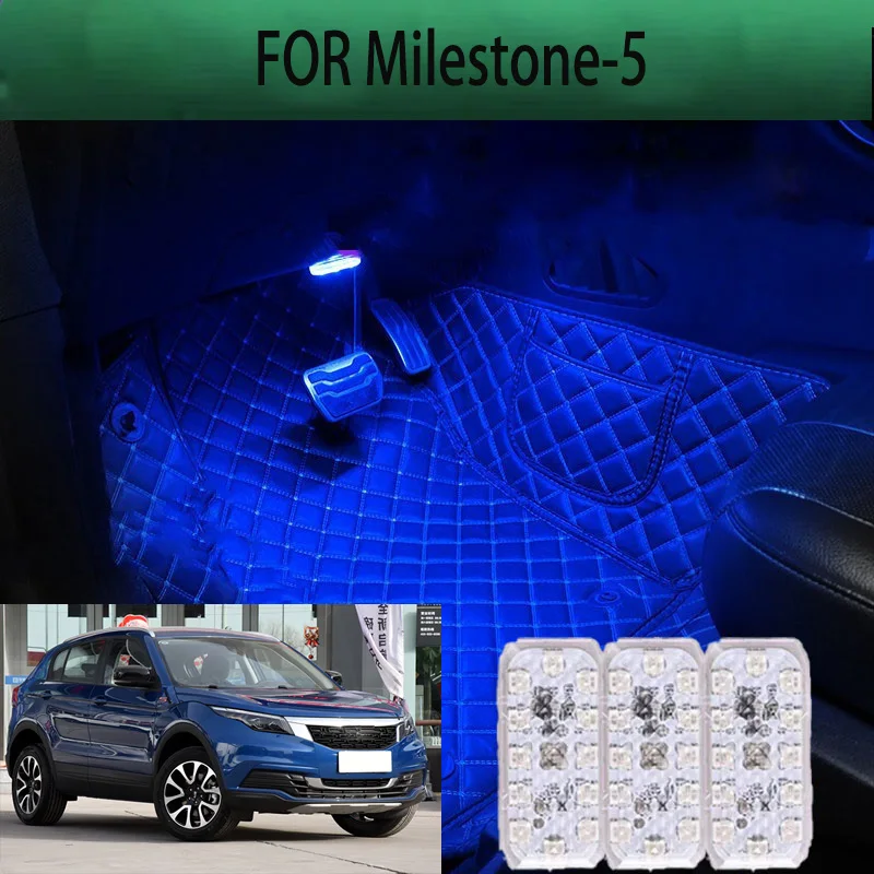 

FOR Milestone 5 LED Car Interior Ambient Foot Light Atmosphere Decorative Lamps Party decoration lights Neon strips