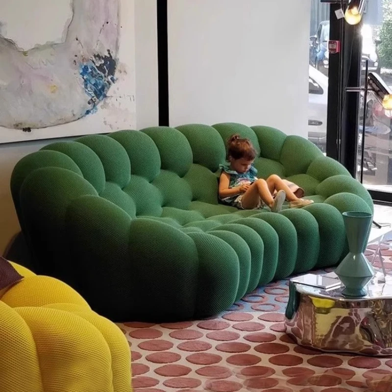 Canapé de salon européen minimaliste, Double bouffant pour adultes, canapés à bulles compressés désossés, Chaise Divano, meubles de maison