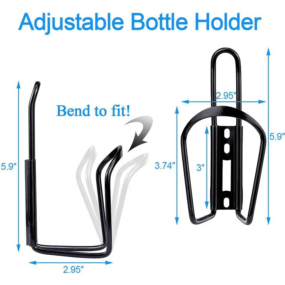 Bicycle Bottle Holder Aluminum Alloy Cycling Bicycle Drink Water Bottle Rack Holder Mount for Mountain Folding Bike Cage