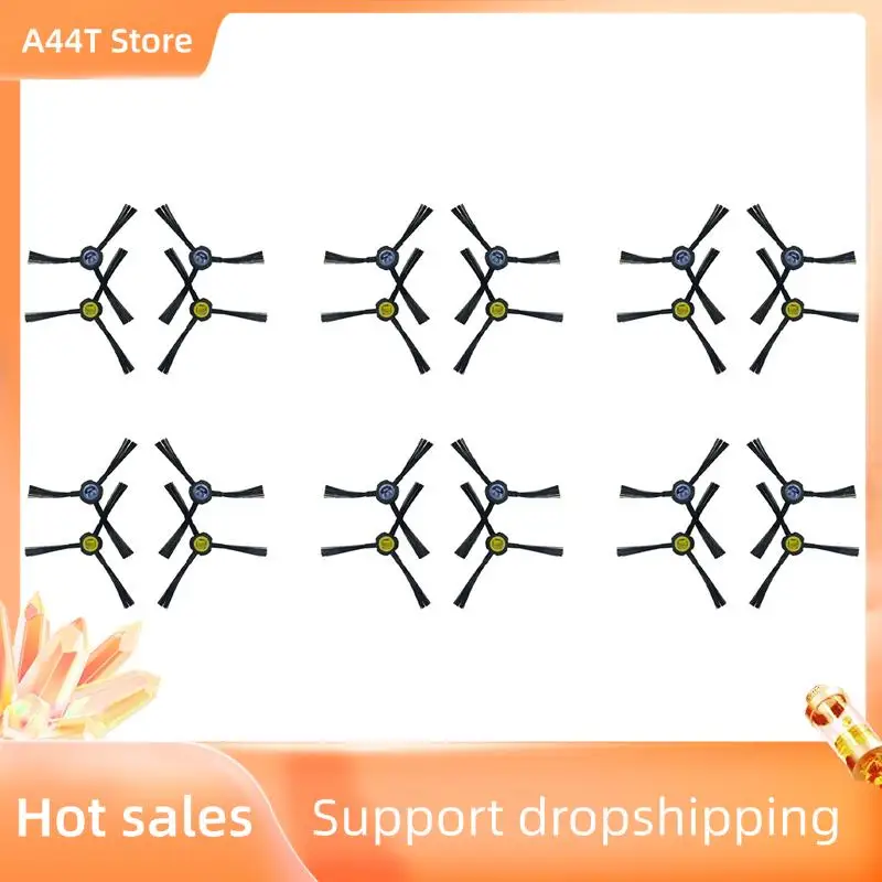A44T 24Pcs Side Brushes For Ilife Ilife X750 V8S V80 V8 Vacuum Cleaner Replacement