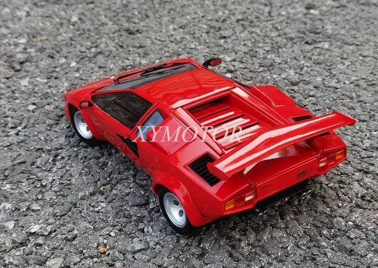 Kyosho 1/18 For Lamborghini Countach LS500S Diecast model Car Gifts Toys Hobby Red Gift Collection Ornaments Display