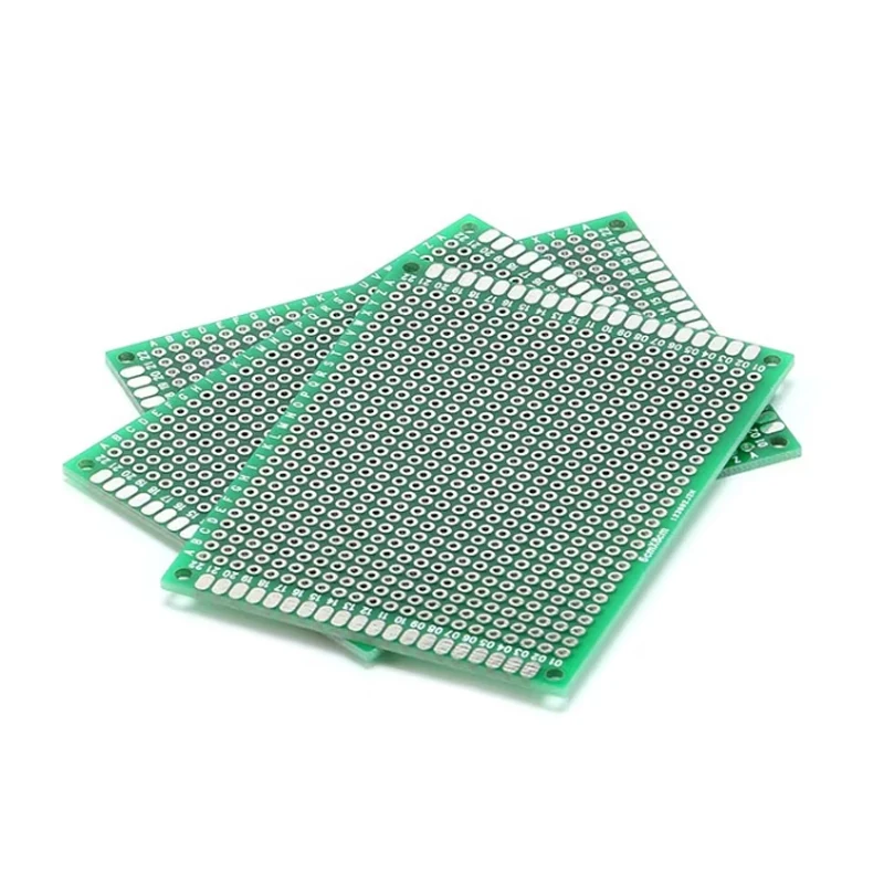2 قطعة 6*8 سنتيمتر مزدوجة الجانب العالمي الدوائر المطبوعة Protoboard لوحة دارات مطبوعة للإلكترونيات ذاتية الصنع