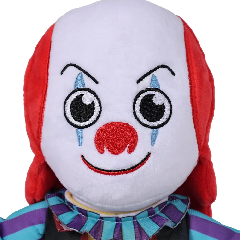 25cm Horror Clown Plush Plushies 1990 Movie It Cosplay Fantasy Figurine Props Mascot Xmas Birthday Gifts Party Decor