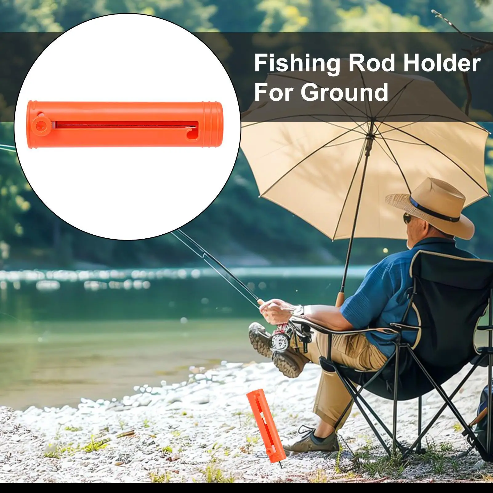 

Держатель удочки для удочки Телескопические держатели удочек для земли Портативная телескопическая опорная подставка Регулируемая стойка для рыбы