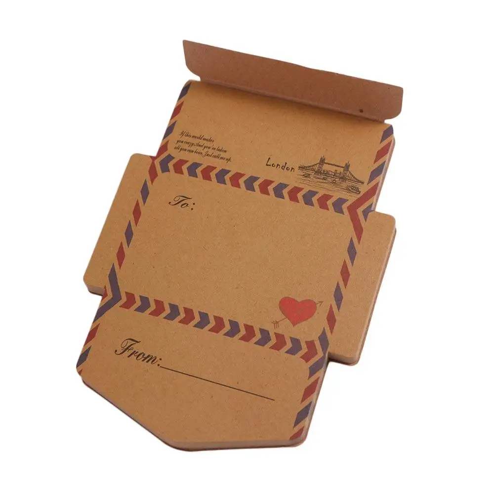 45 pcs/set School Office Supply Kraft Paper Memo Pad Notepad Writing Pads Envelope