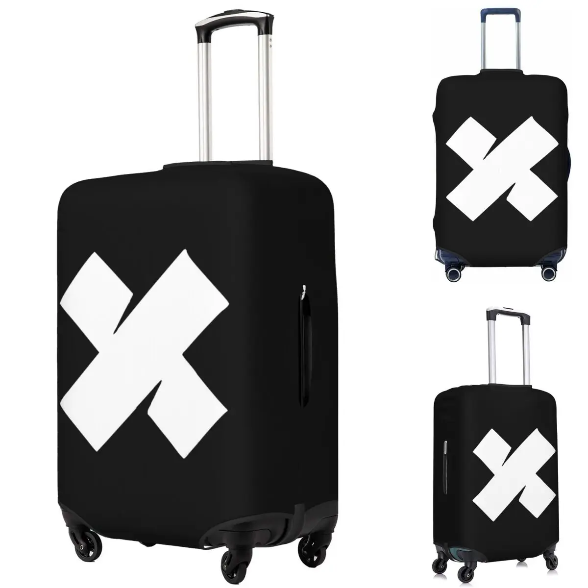 

Sam And Colby Suitcase Cover Protection Elastic Travel Luggage Protector Covers for 18-32 Inch