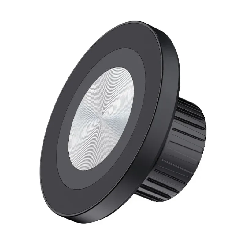 1 шт., магнитный держатель для телефона с узором компакт-диска, аксессуар для MagSafe iPhone 16-12, Samsung Xiaomi, для 17 мм, шаровая головка, крючок для выхода воздуха, подставка