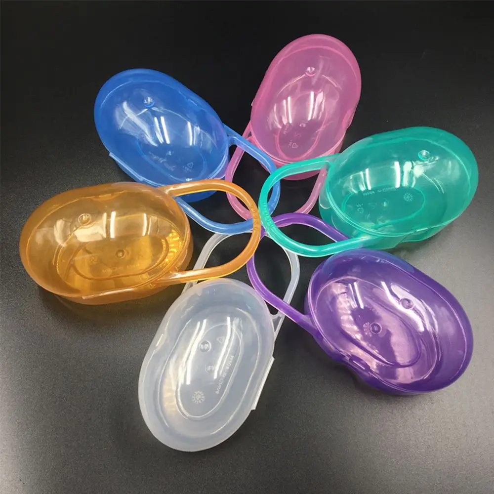 

Infant Oval Shape Nipple Storage Hanging Baby Nipple Travel Storage Dustproof Nipple Box Pacifier Box Pacifier Case Storage Box