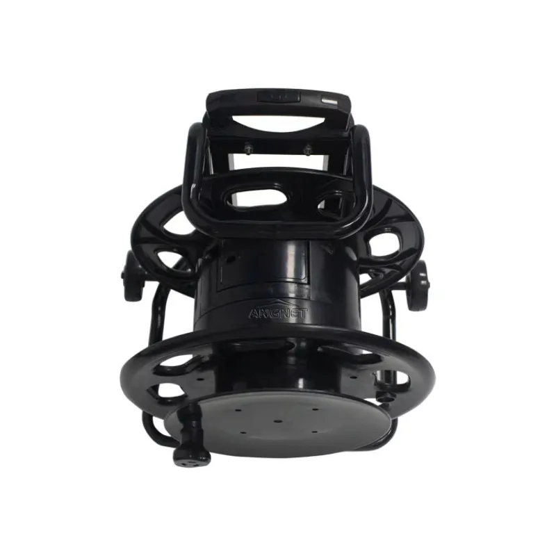 Field Deployable Fiber Optic Cable Reel Mobile Optical Cable Spool with Pull Handle