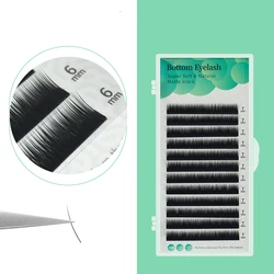 Bottom Lash Extensions Lower Lashes 5-7mm Mix Individual Natural Short Sizes Under Eyelashes False Individual Eyelash Extension